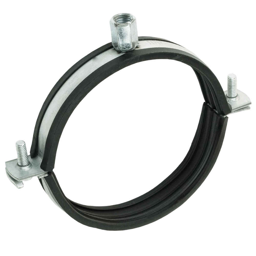 Držiak na vzduchotechnické potrubie s gumou Ø 80 mm