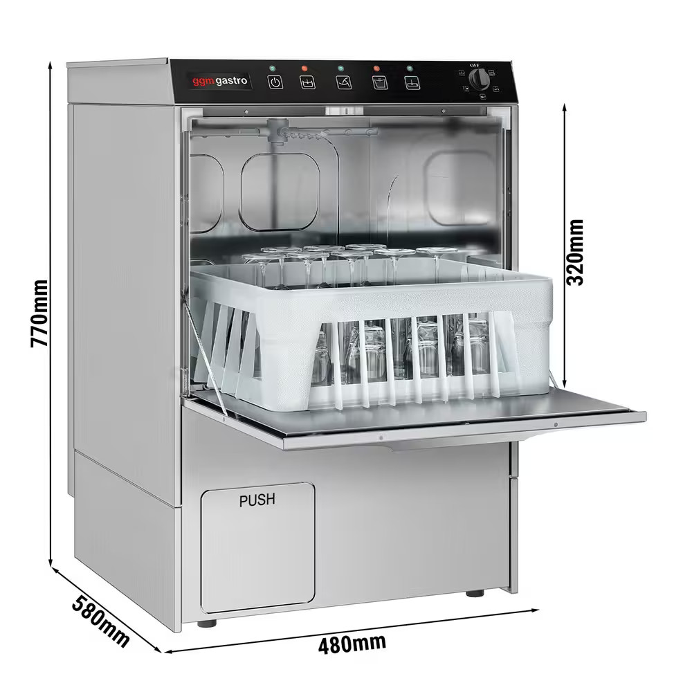 Umývačka skla, 5 kW