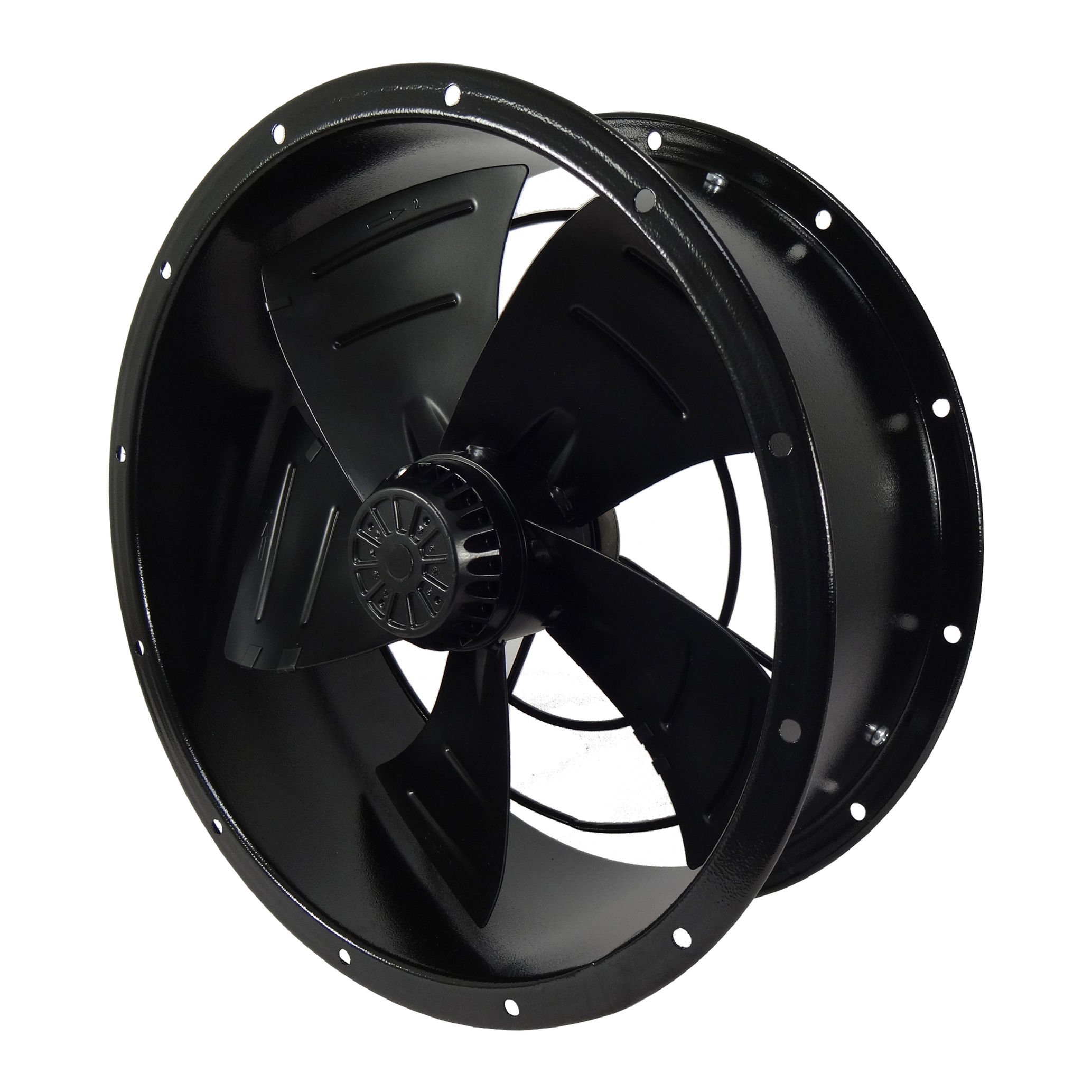 Potrubný ventilátor kovový s prírubou na 400V Ø 462 mm