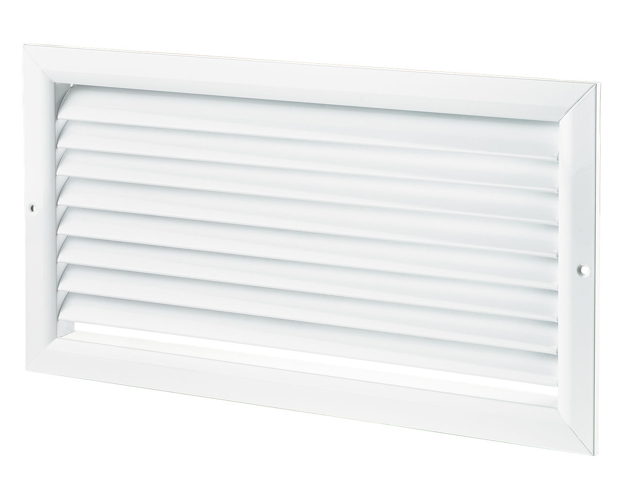 Vetracia mriežka z vysoko kvalitného extrudovaného hliníka 450x100 mm, biela