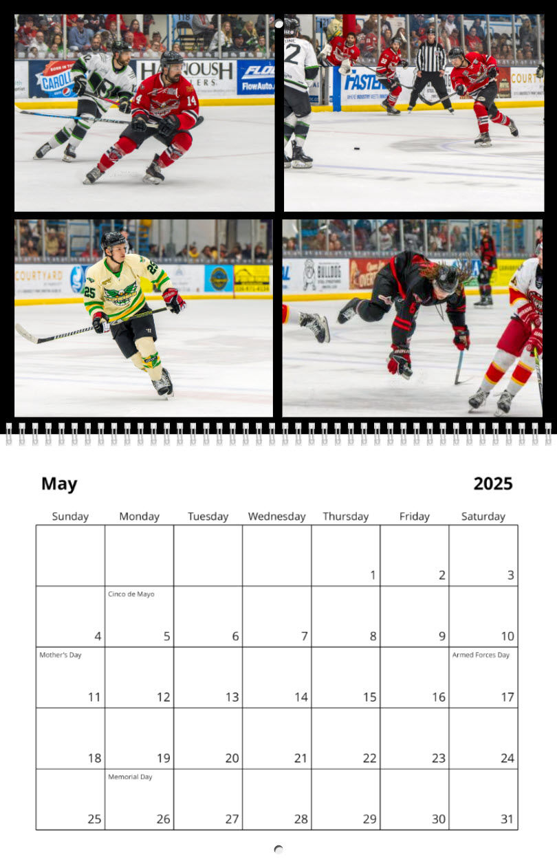 Thumbnail: Carolina Thunderbirds 2025 Calendar