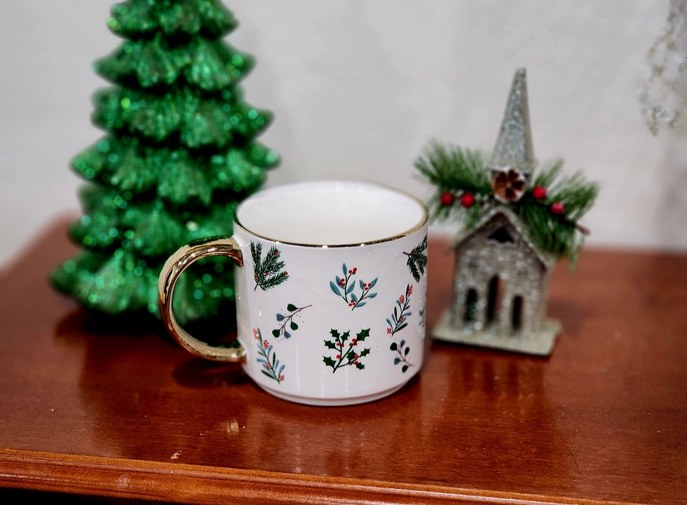 Holly Christmas Mug