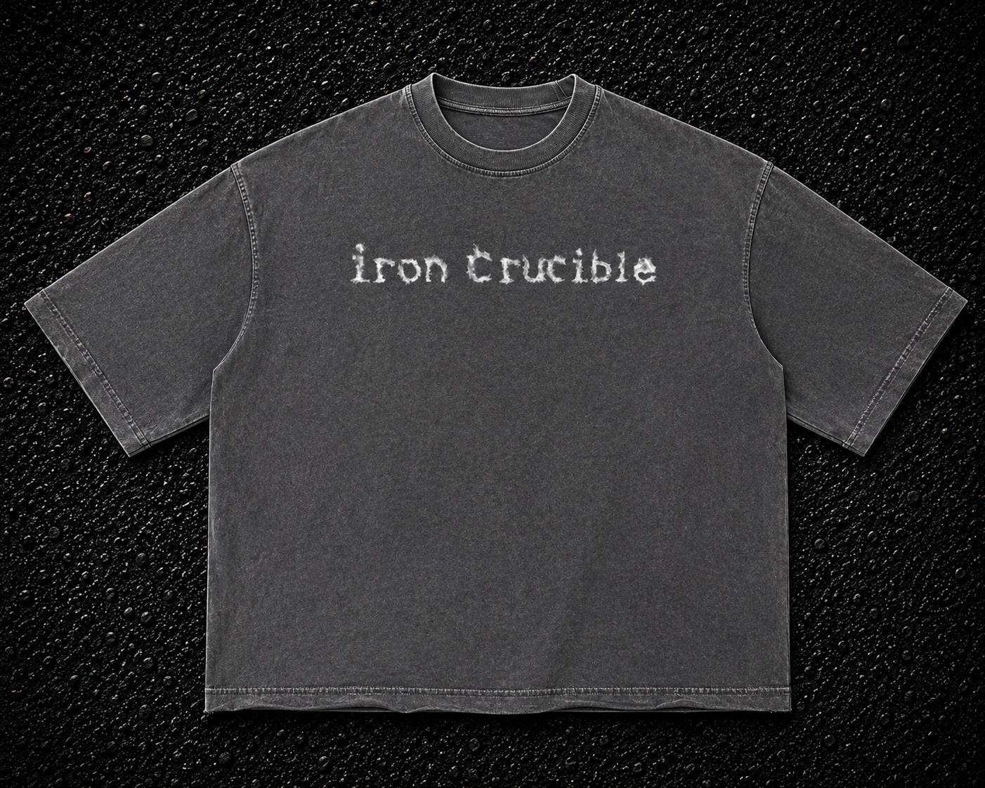 Black Unisex Presence Wash T-Shirt