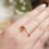 Thumbnail: K10YG "Half-Moon Cut" Natural Citrine Ring