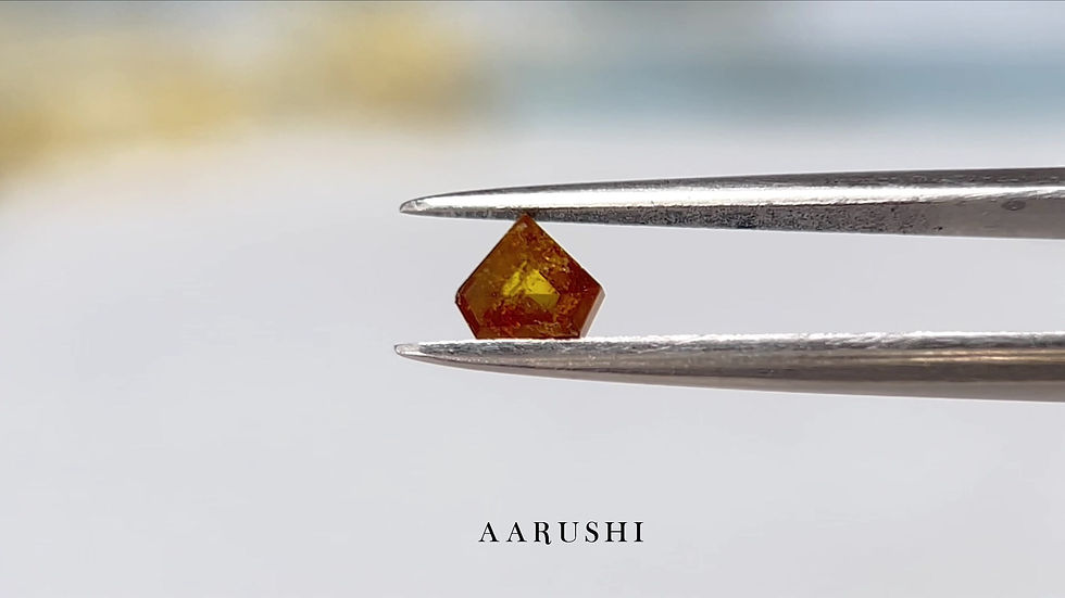 サムネイル： ペンタゴン ローズカット 天然ダイヤモンド