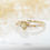 Thumbnail: K10YG Trillion Rose Cut Natural Diamond Ring
