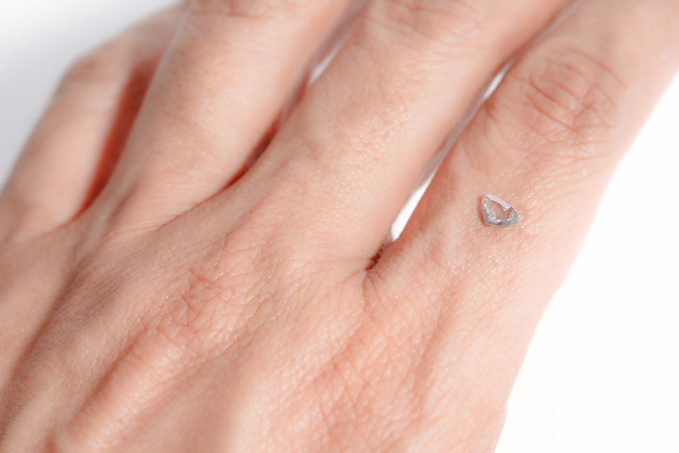 Thumbnail: Heart-shaped rose-cut natural diamond