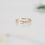 Thumbnail: K10YG Natural Color Rose Cut Diamond Ring