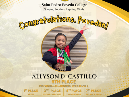 Congratulations, Allyson D. Castillo!