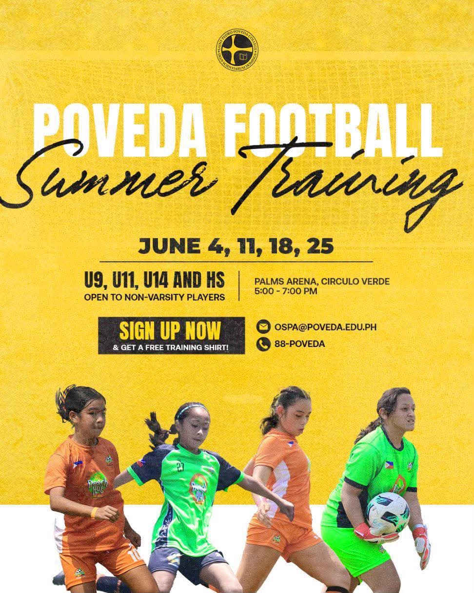 POVEDA Football Summer Camp is officially ON! ☀️