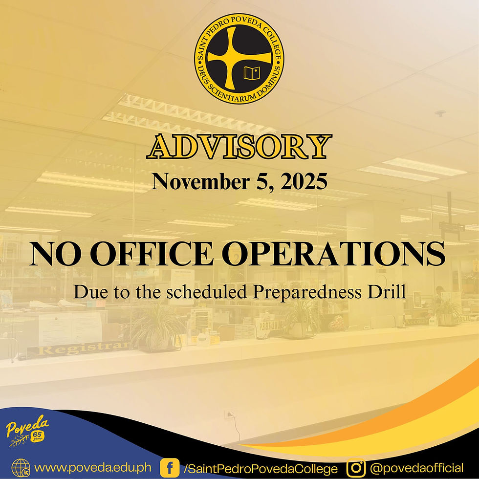 📢 ADVISORY: No Office Operations on November 5, 2025