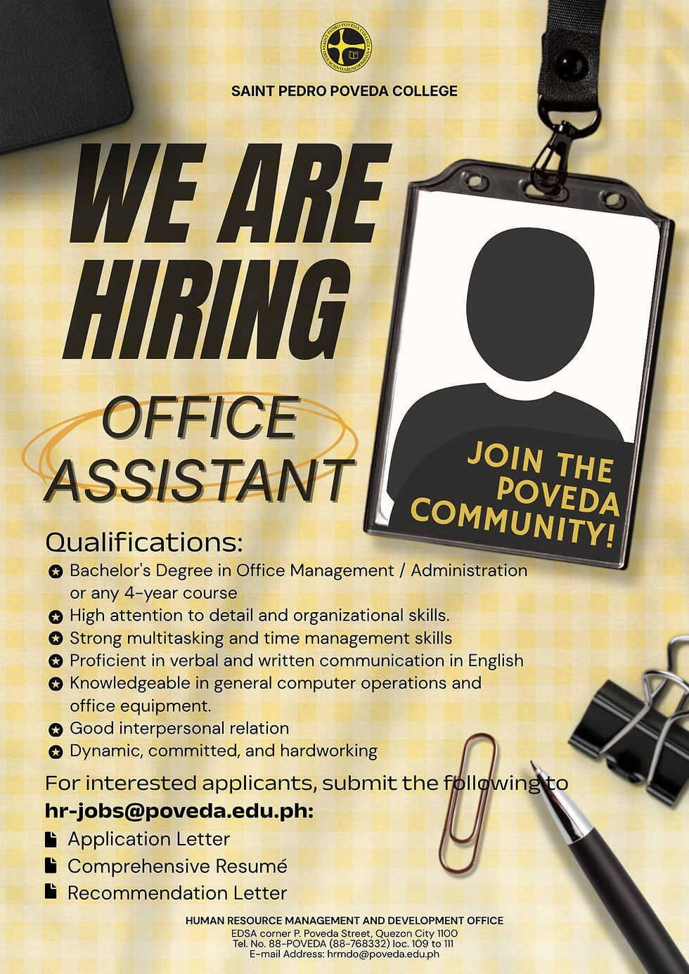 Join the POVEDA Community!