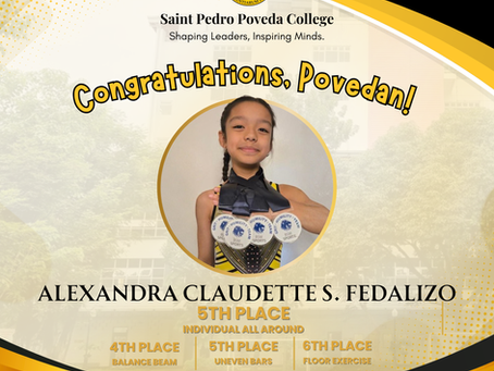 Congratulations, Alexandra Claudette S. Fedalizo!