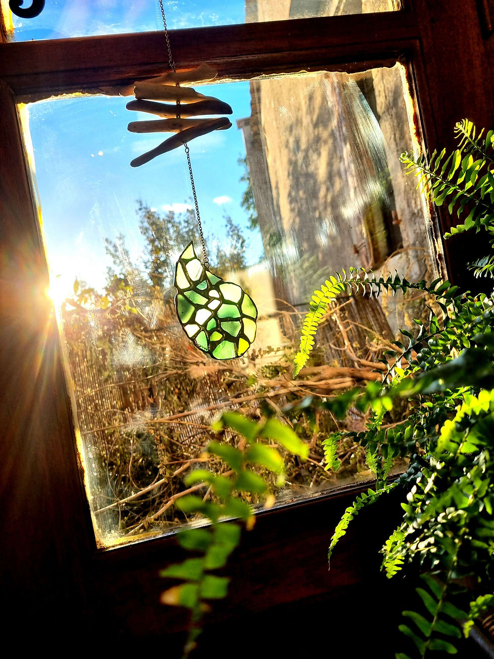 Miniature : Suspension Goutte 💦 verte 🌿