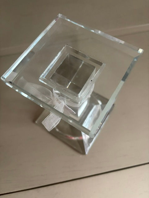Vidali Collection Crystal Candlestick Holder