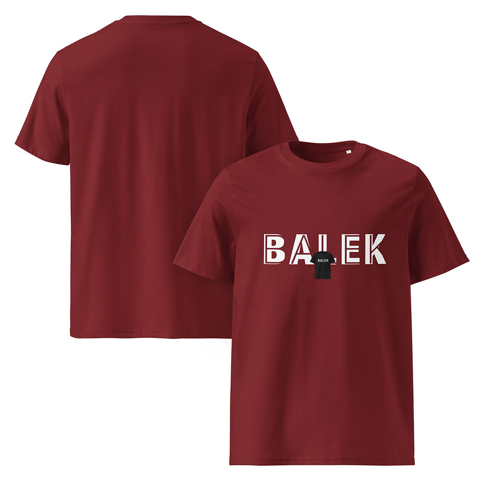 Miniature : BALEK T-shirt unisexe en coton biologique