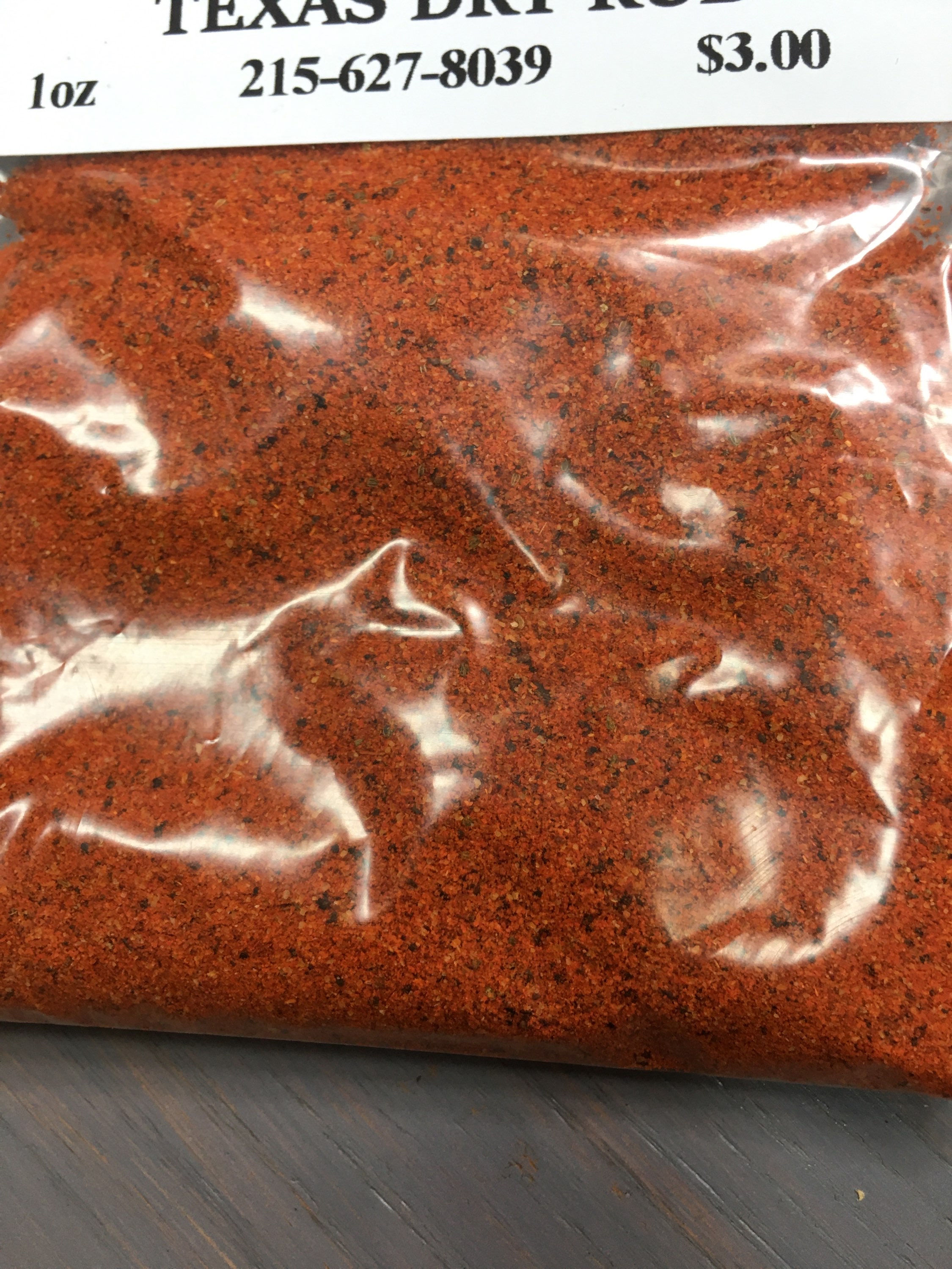 Texas Dry Rub - 1 Ounce