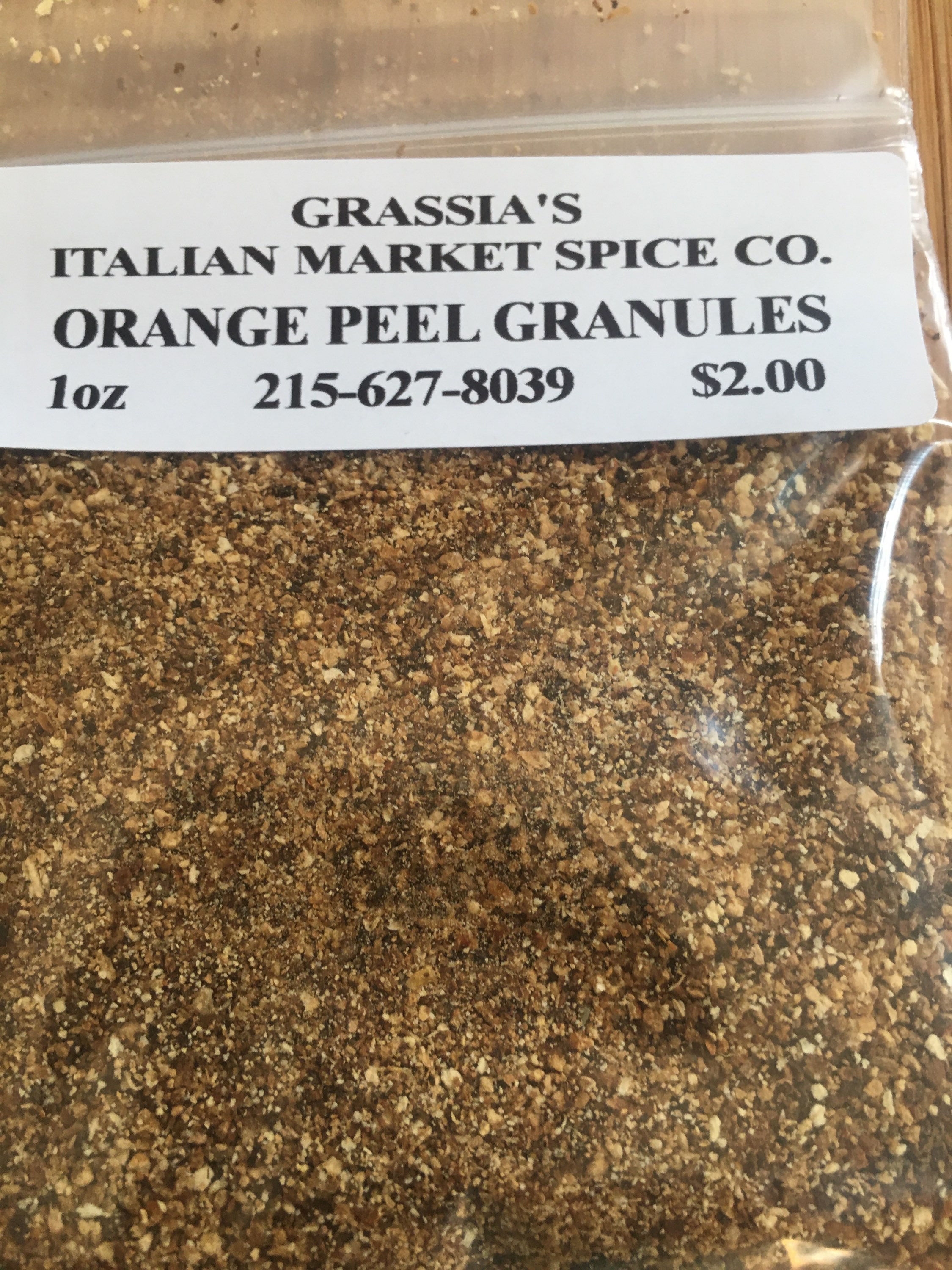 Orange Peel granule - 1 Ounce