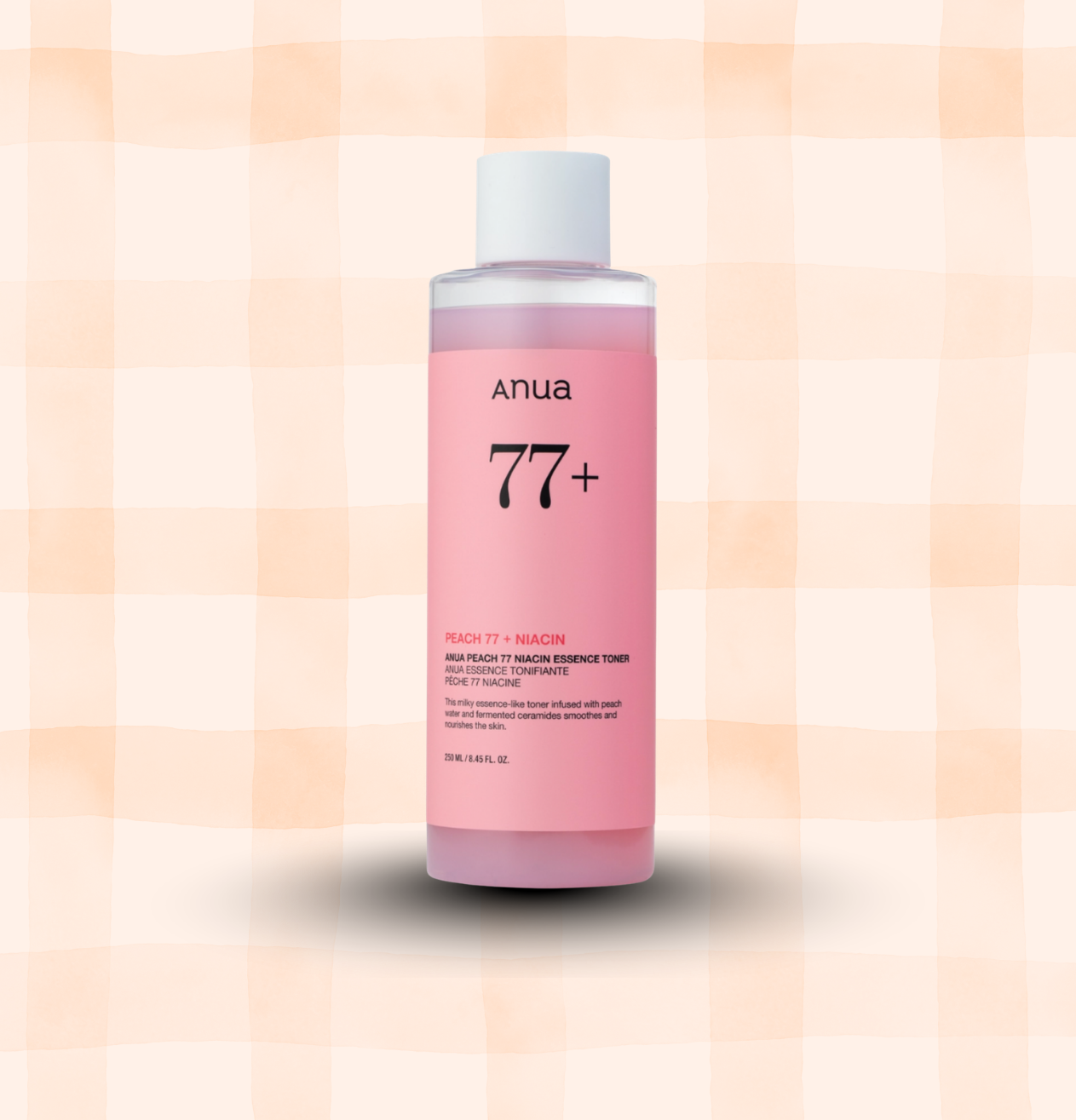 Anua Peach 77% Niacin Essence Tónico Hidratante 250ml -4ks