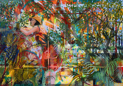 Kaleidoscope Vision.Oil on panel. 60x84cm.Frame 75x99cm.£3500