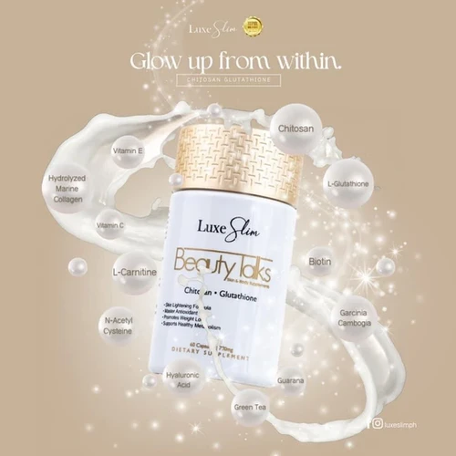 luxe skin beauty talks glutathione Luxe Skin Beauty Talks Chitosan Glutathione 60 caps