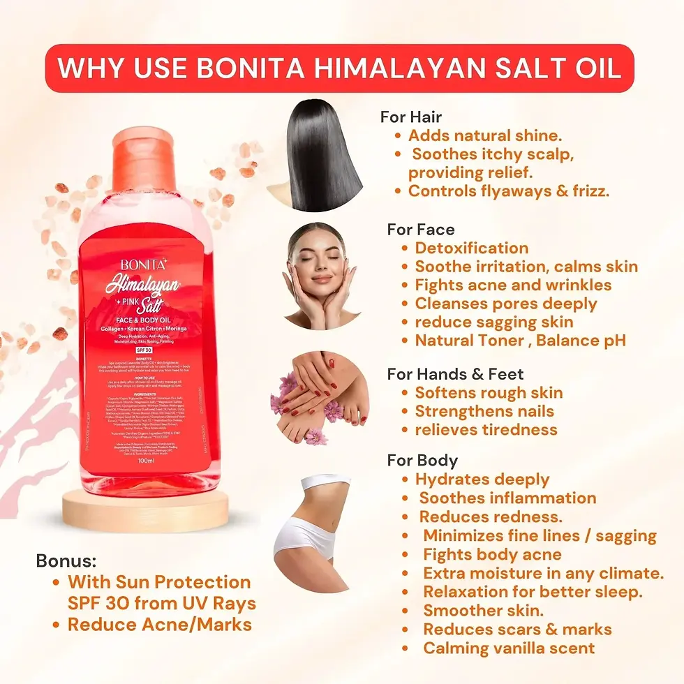 Miniaturbild: Himalayan Pink Salt Face & Body Oil SPF30 100ml