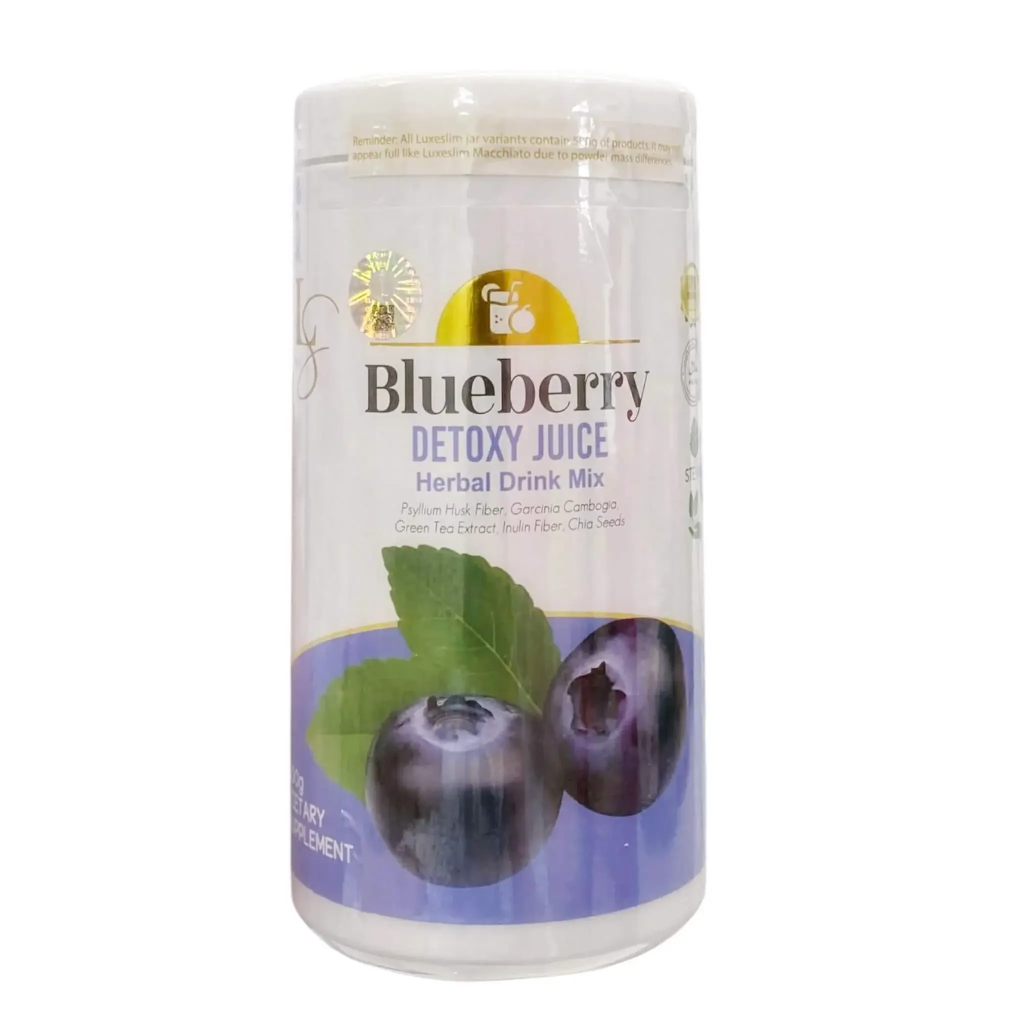 Luxe Slim Blueberry Detoxy Juice Tub/500g