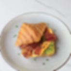 Avocado Smash & Egg Bacon Croissant