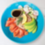 Smoked Salmon Avocado Rice Bowl