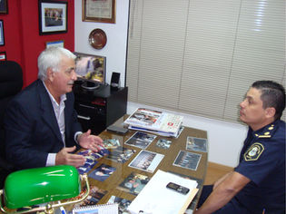 Visitó la entidad el jefe  de la Delegación de la Policía Federal