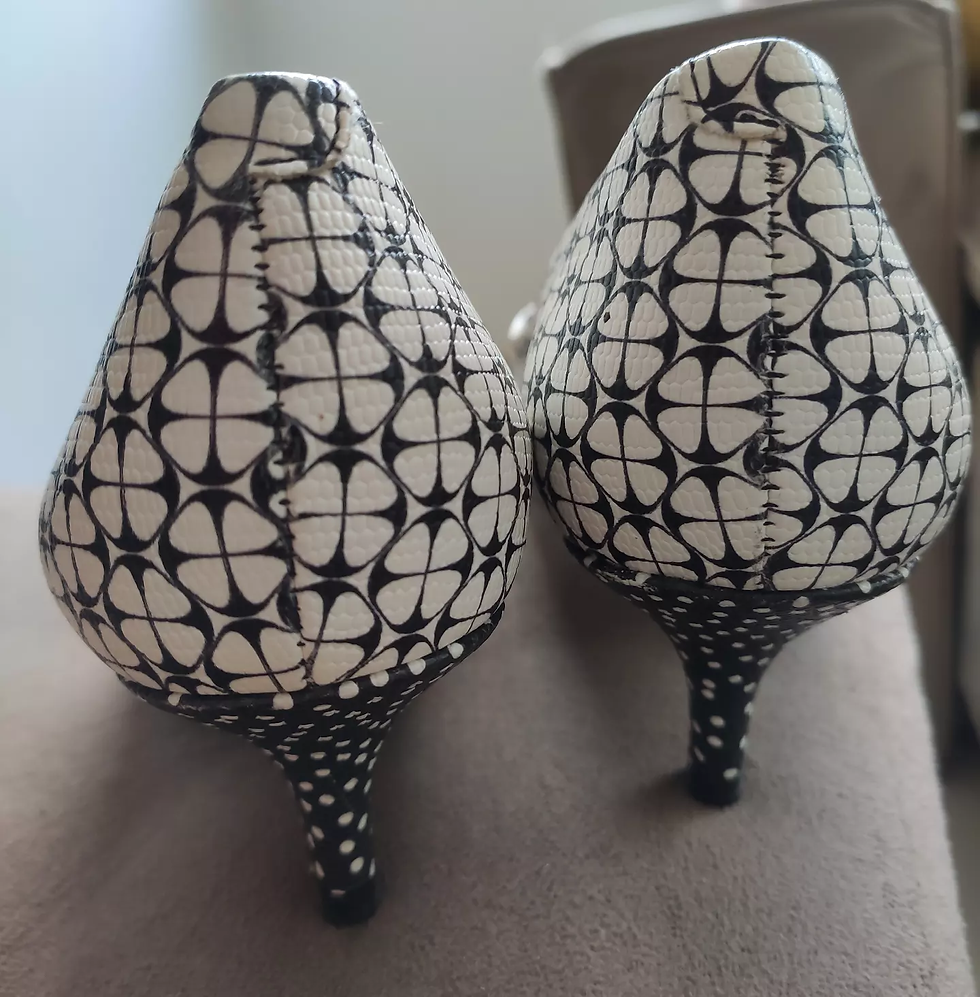 Miniatura: Clássico Scarpin Ávida Preto e Branco