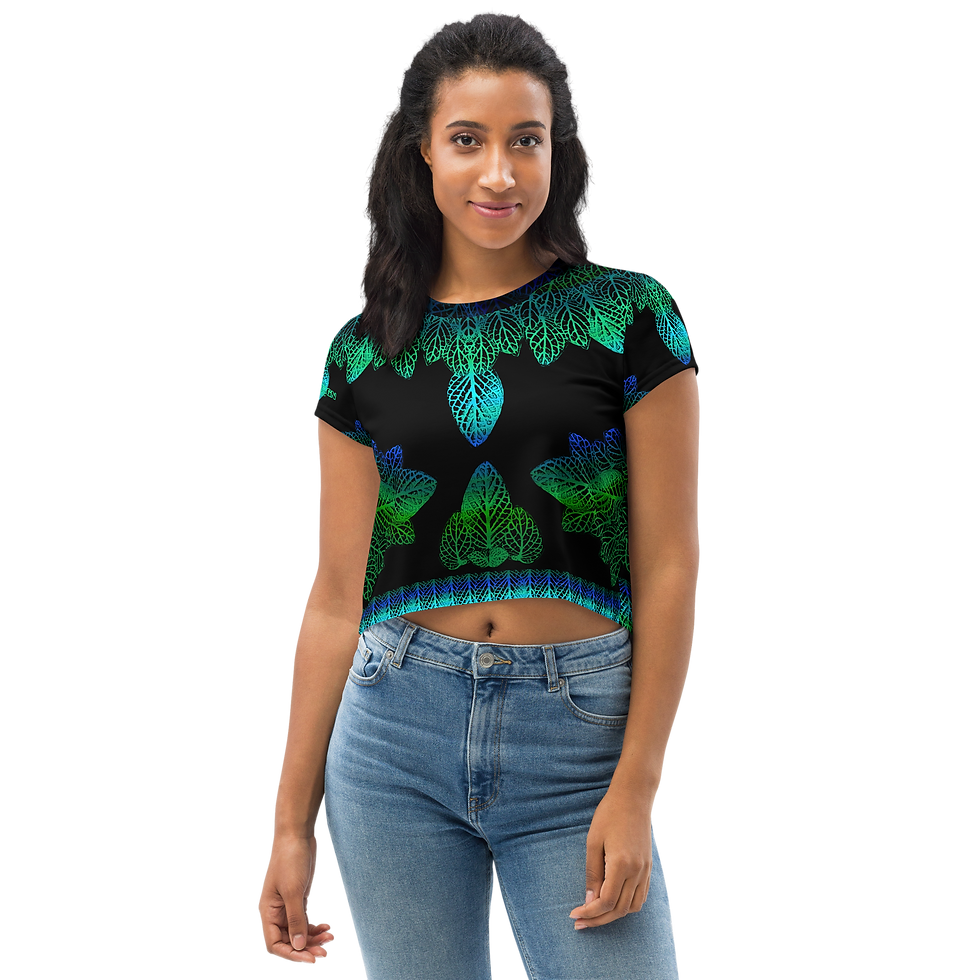 Water Nerve Plant Crop Top Tee