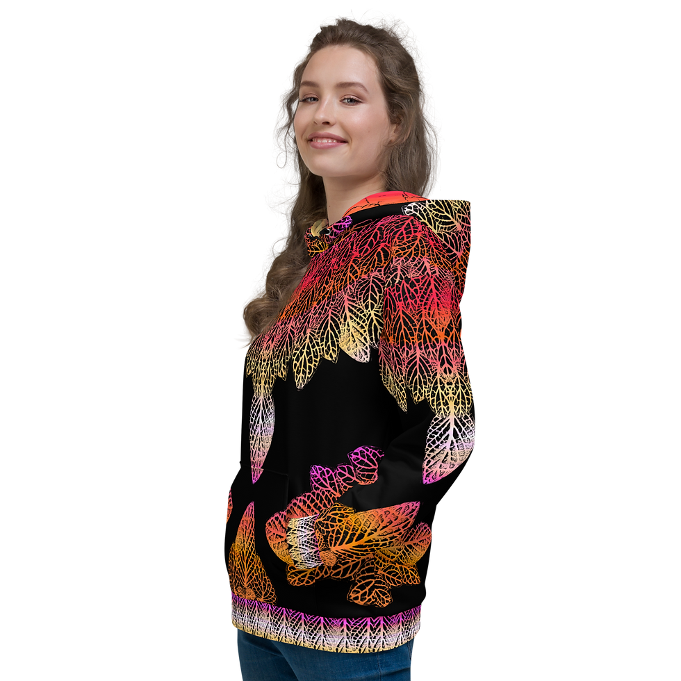 Thumbnail: Floral Nerve Plant Rave Hoodie
