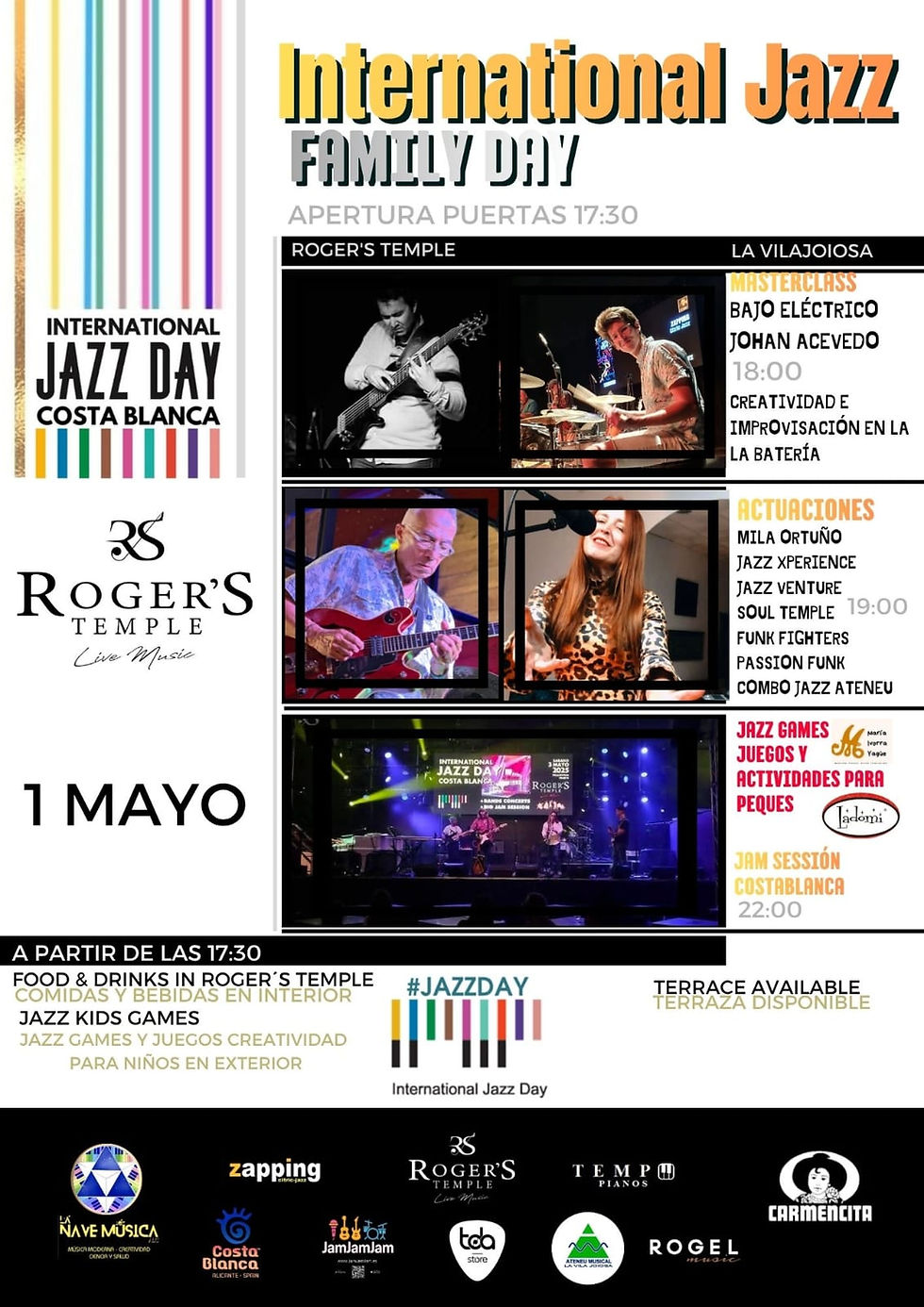 ¡Celebramos el International Jazz Family Day en Roger's Temple!