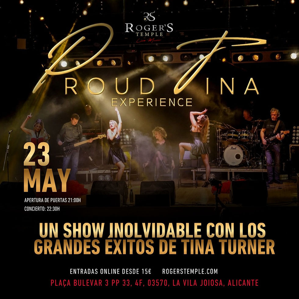 PROUD TINA EXPERIENCE | Revive la energía arrolladora de la Reina del Rock | PROUD TINA EXPERIENCE