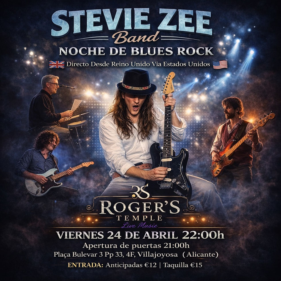 Noche de Blues Rock: Stevie Zee Band en Directo