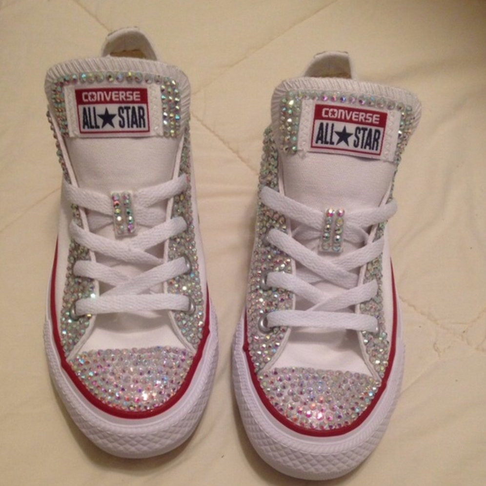 customised bling converse