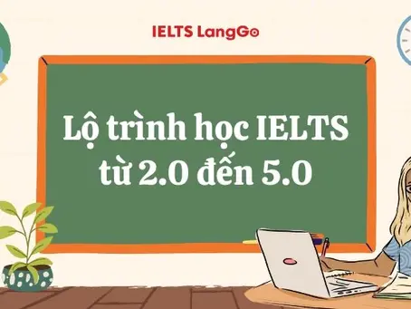 Lộ Trình IELTS 2.0–5.0 Tại LangGo 
