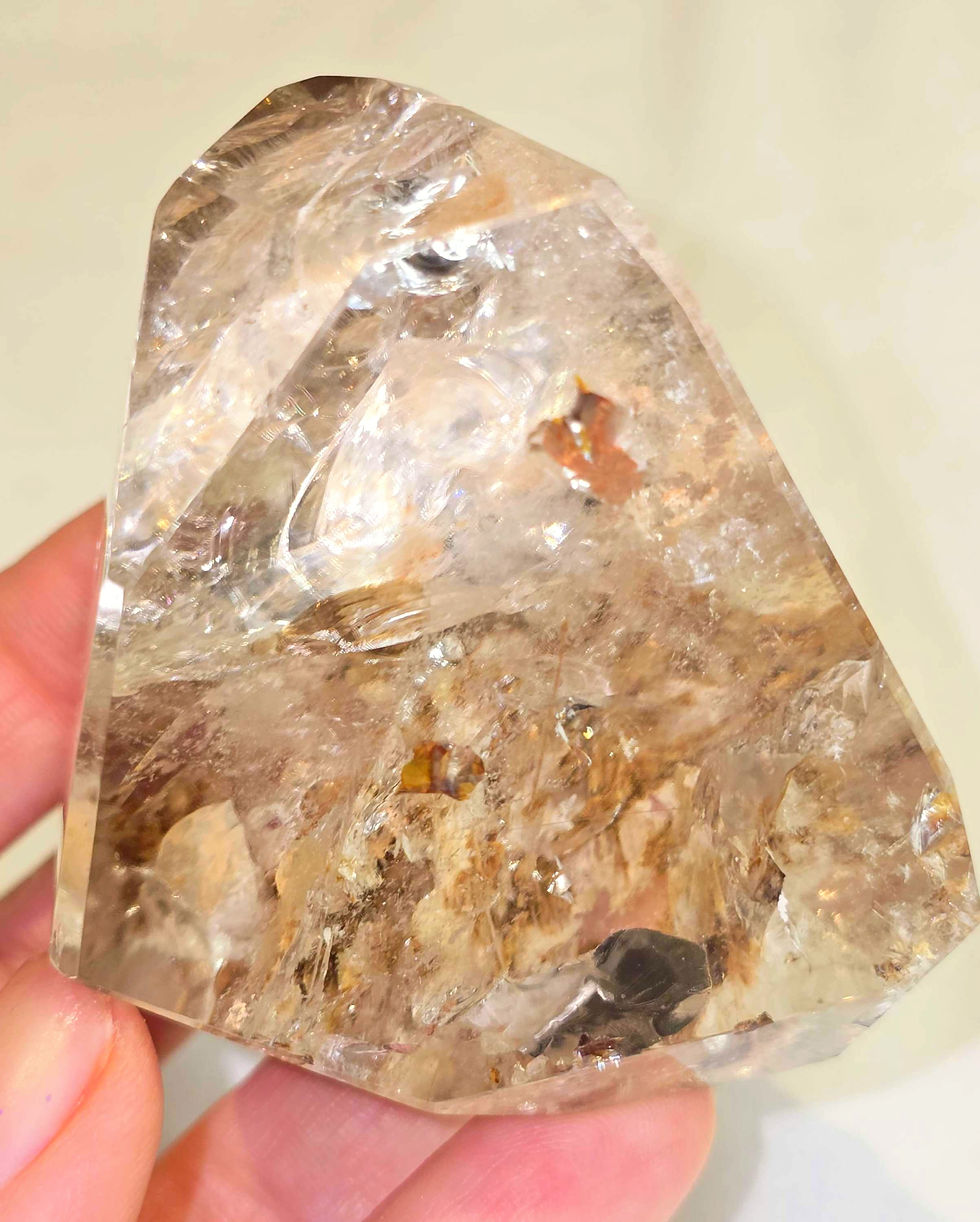 Thumbnail: Garden Quartz with Amphibole Freeform
