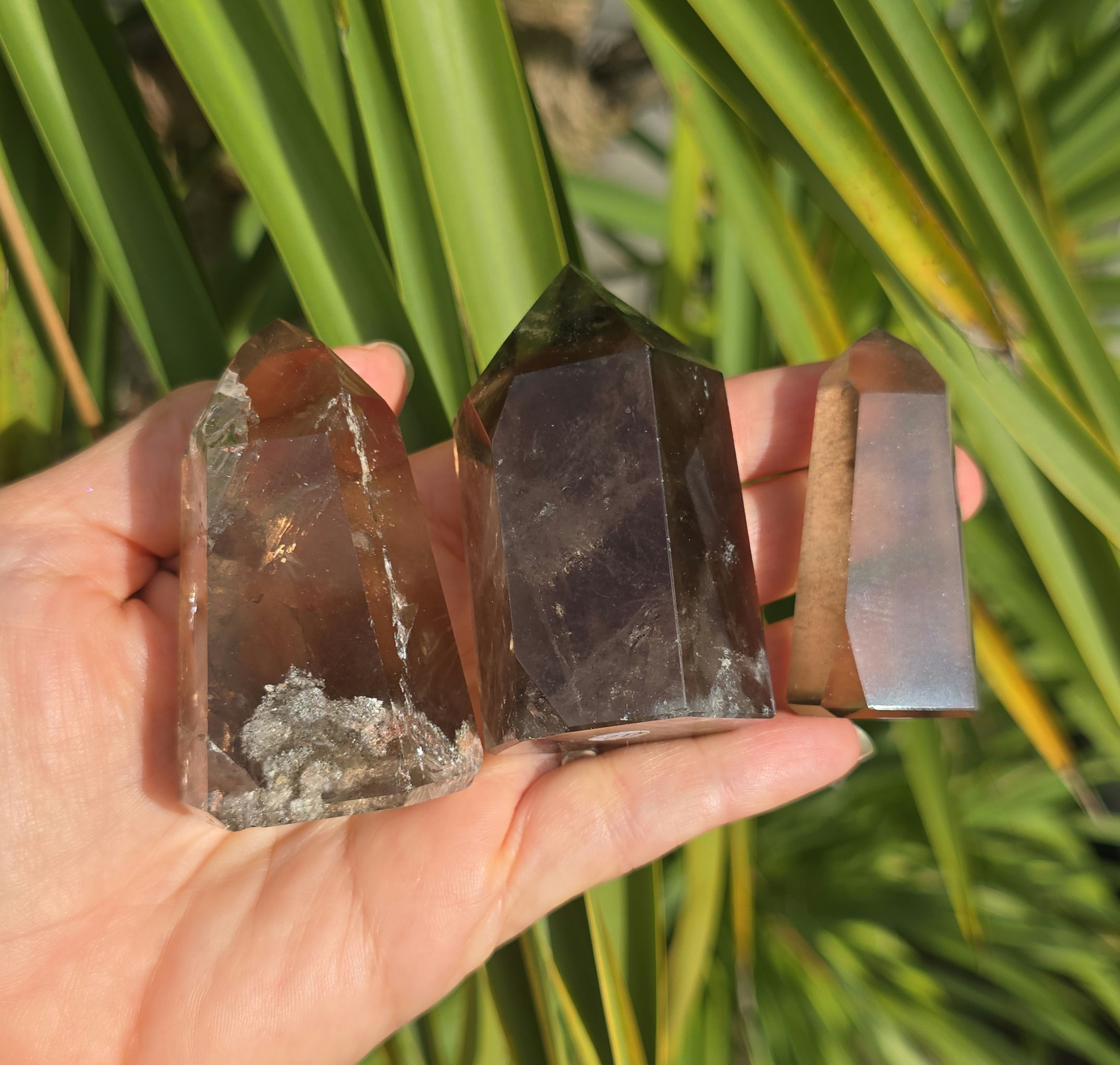 Smoky Garden Quartz Points