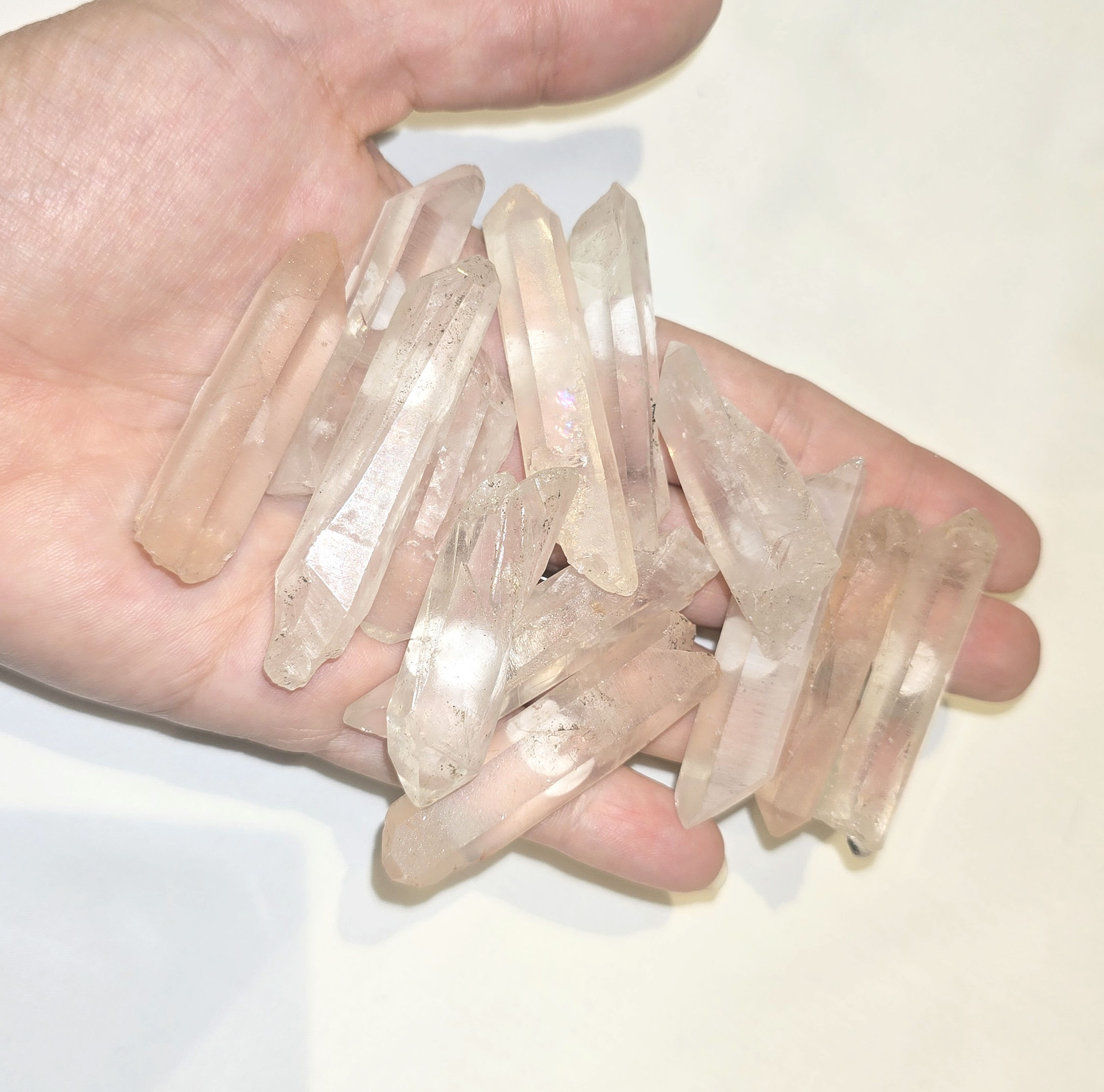 Raw Clear Quartz Points From Brazil