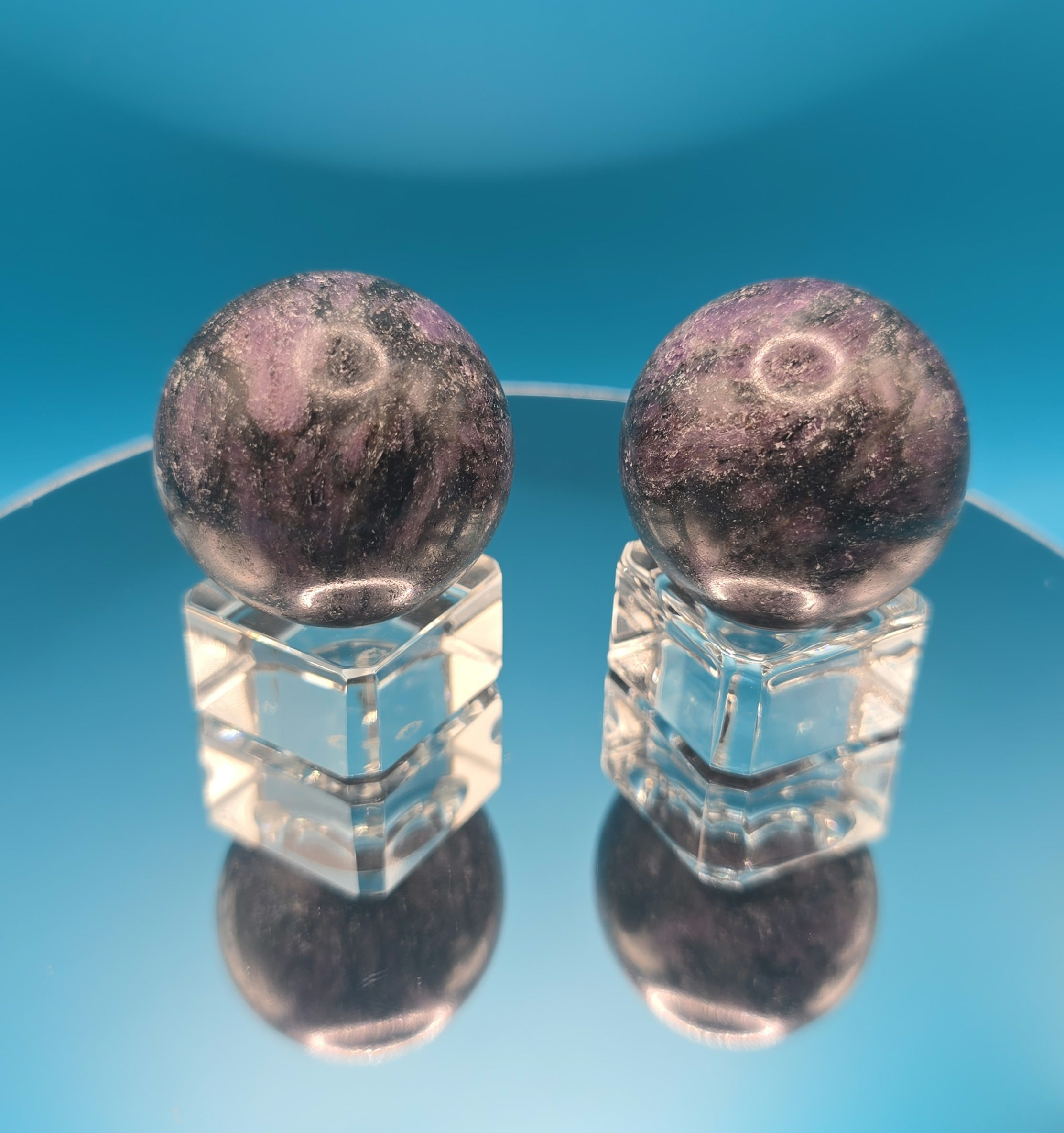 Rhodolite Spheres 3.3cm from £4.75