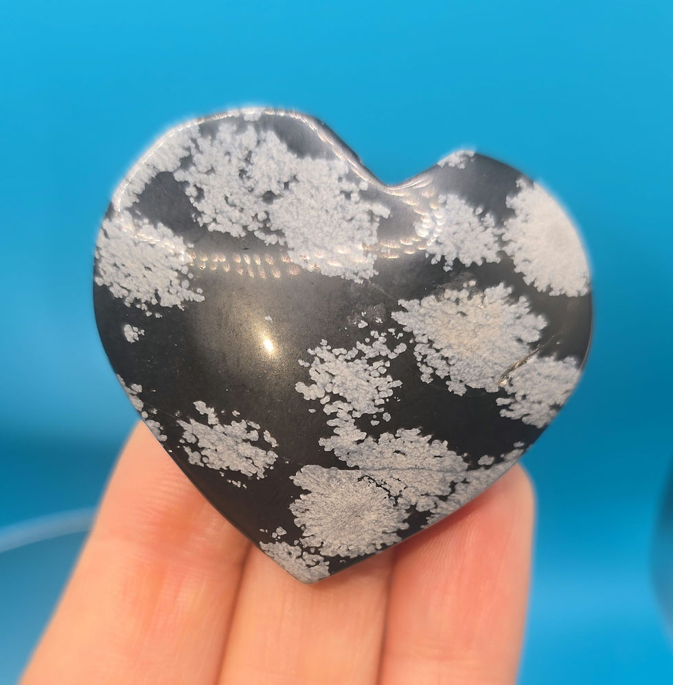 Thumbnail: Snowflake Obsidian Carvings from £5.25