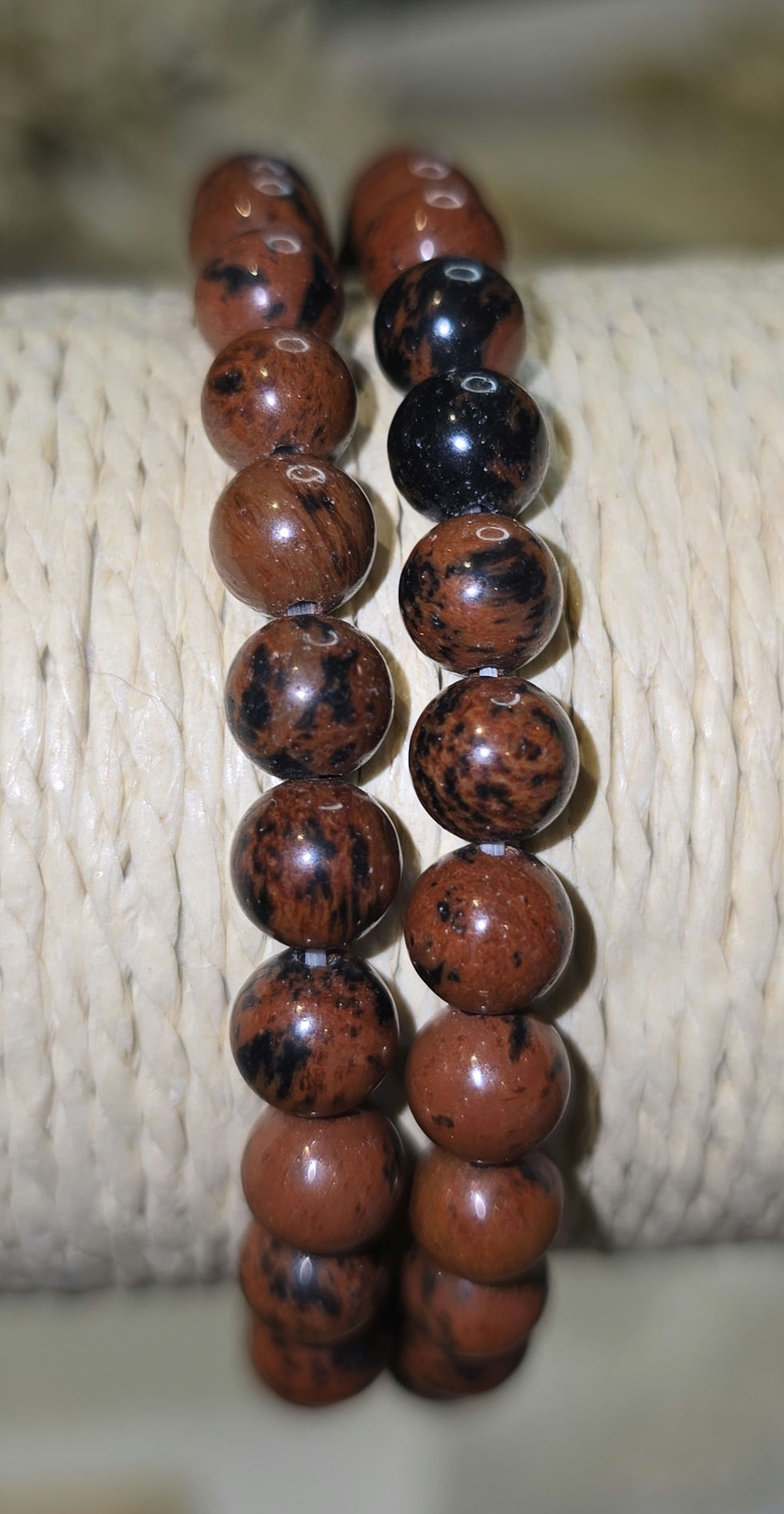 Thumbnail: Crystal Bracelets 6mm (Warm Tones)