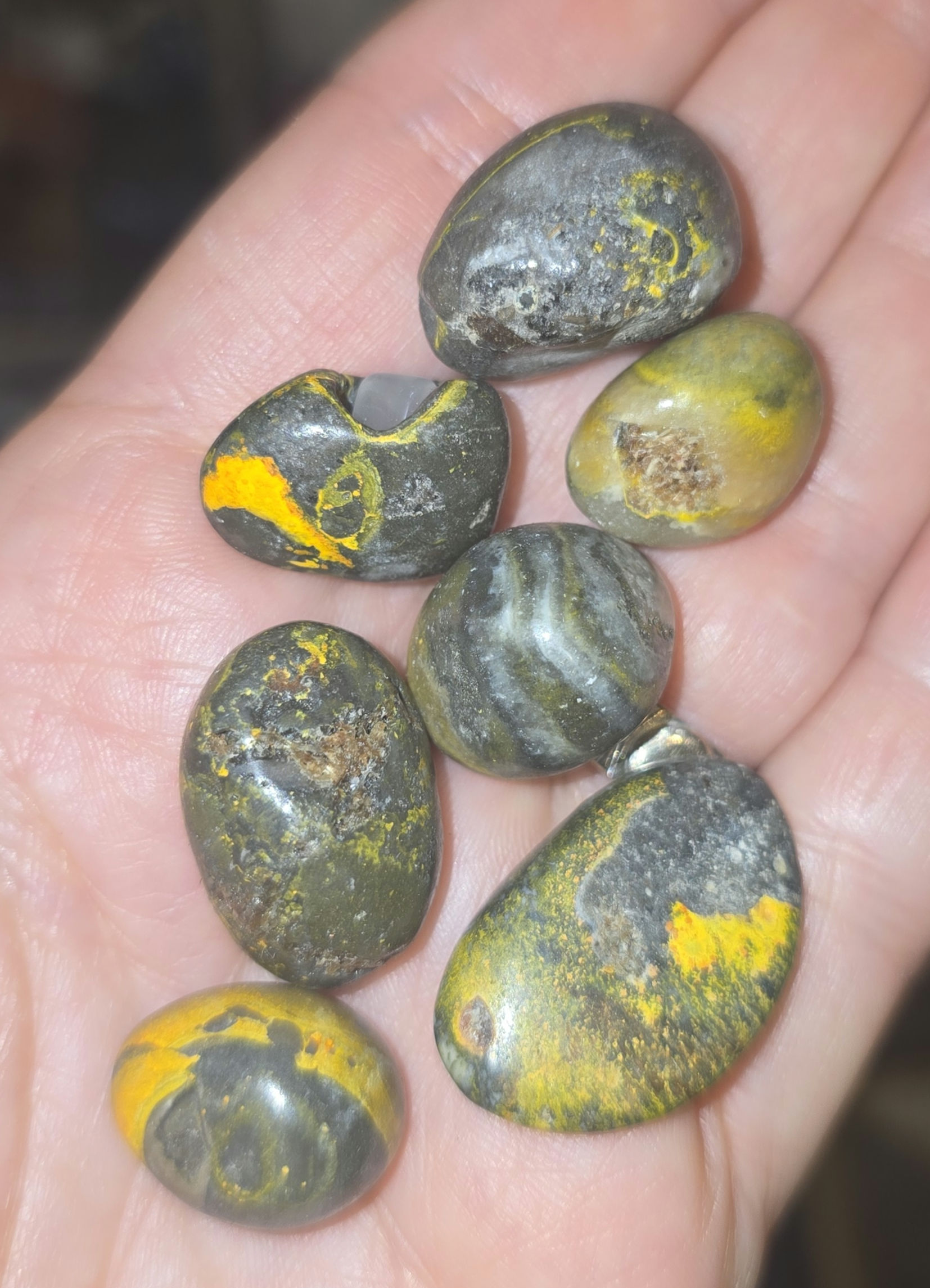 Bumblebee Jasper Small Tumble Stones 
