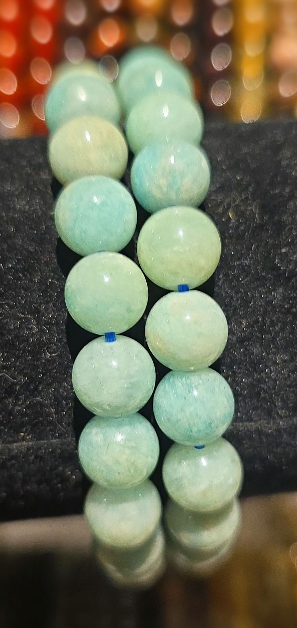 Thumbnail: Crystal Bracelets 8mm (Blue Tones)
