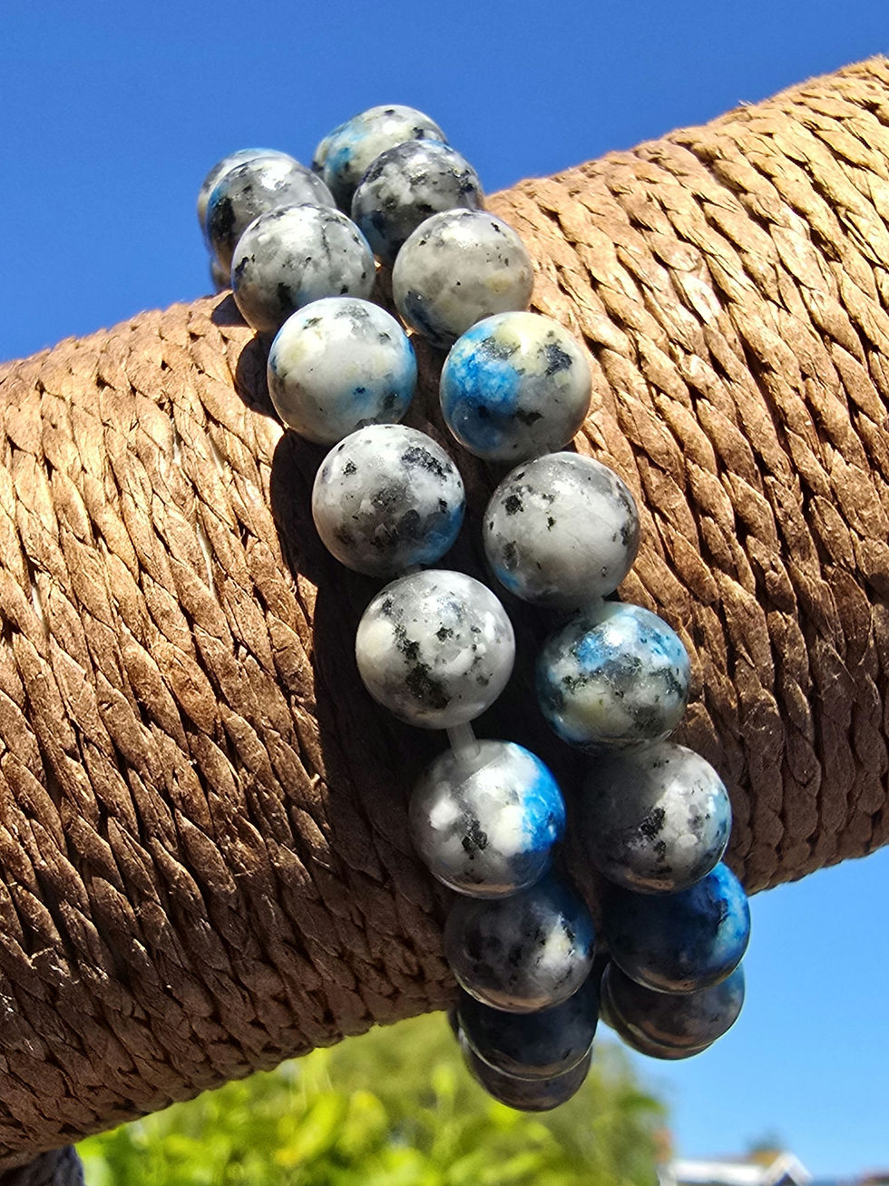 Thumbnail: Crystal Bracelets 8mm (Blue Tones)