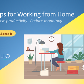 Working From Home:   5 Tips for Ultimate Productivity & Less Monotony .  Minimize the Blur.