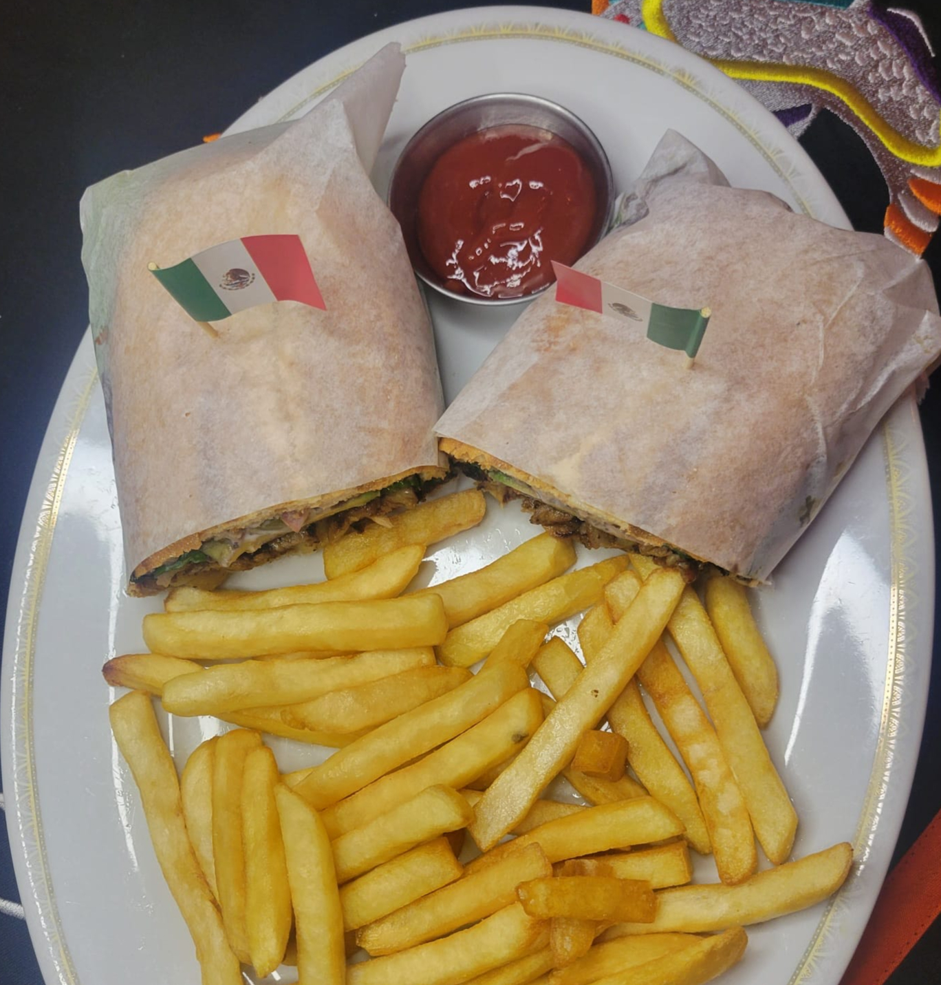 Arranged Food and Objects