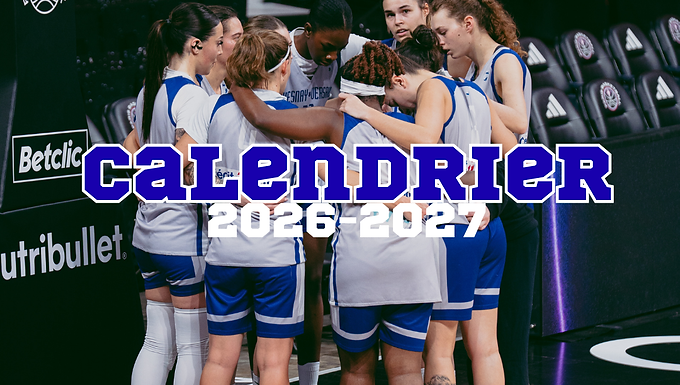 📅 Calendrier NF2 💙🤍